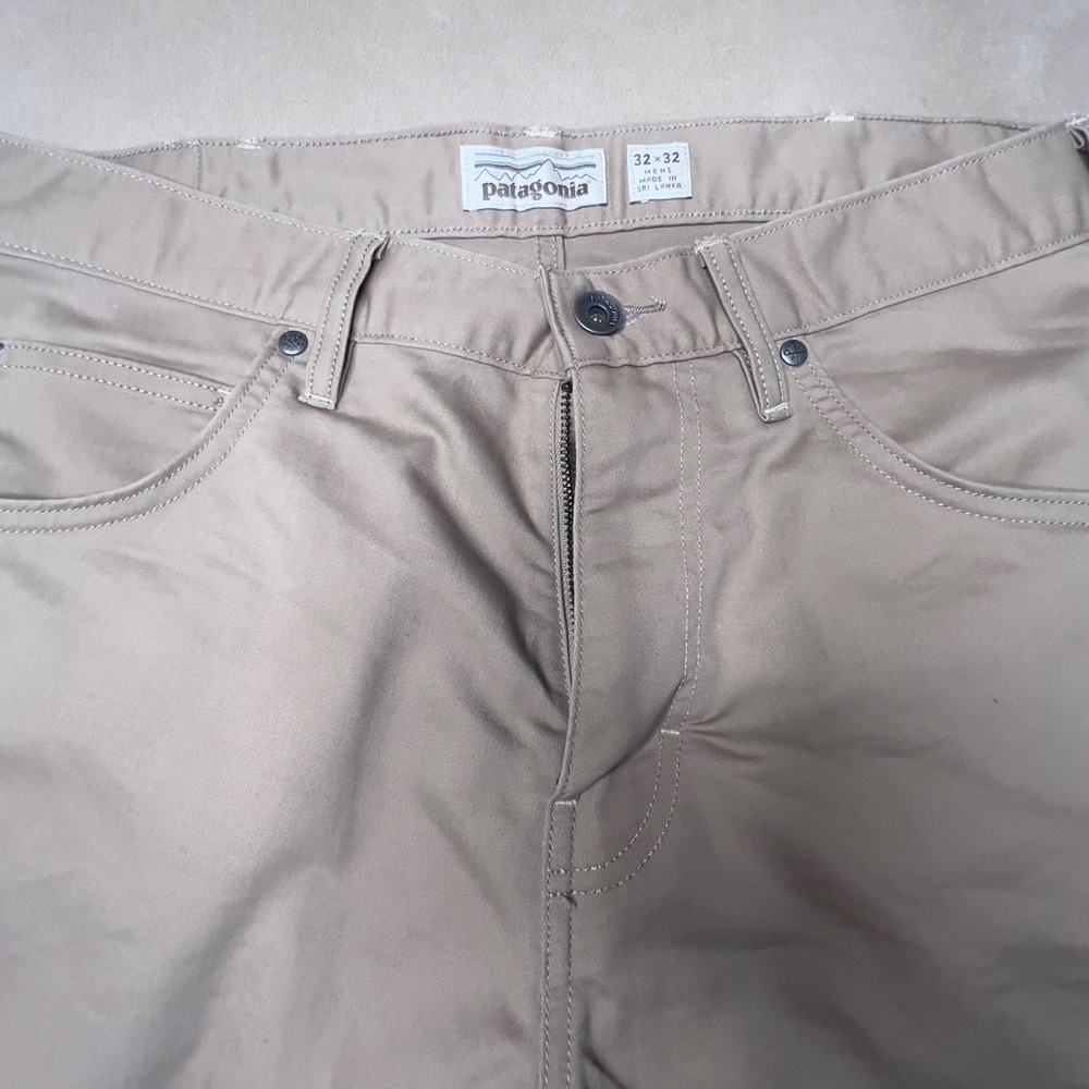 Patagonia Khaki Casual Trousers (Iron Clad)